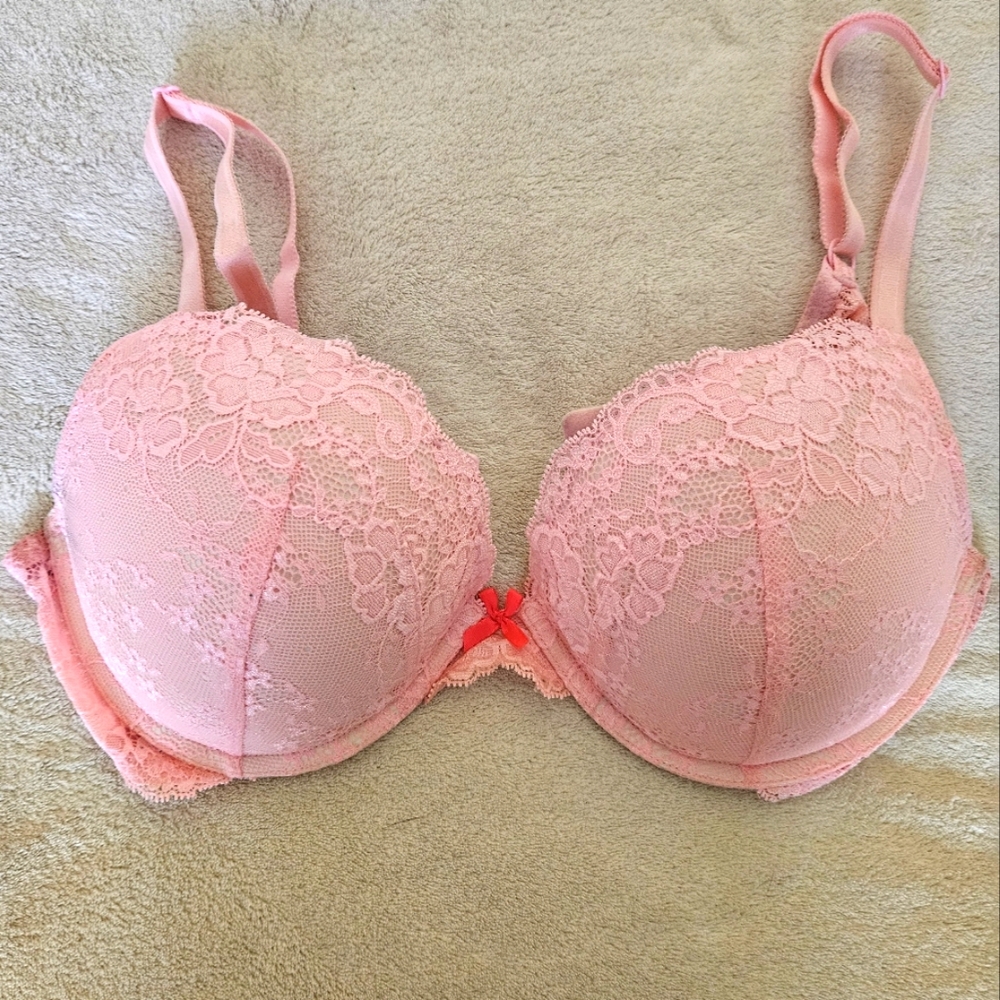 VICTORIA'S SECRET 38C PINK DREAM ANGELS PUSH UP BRA